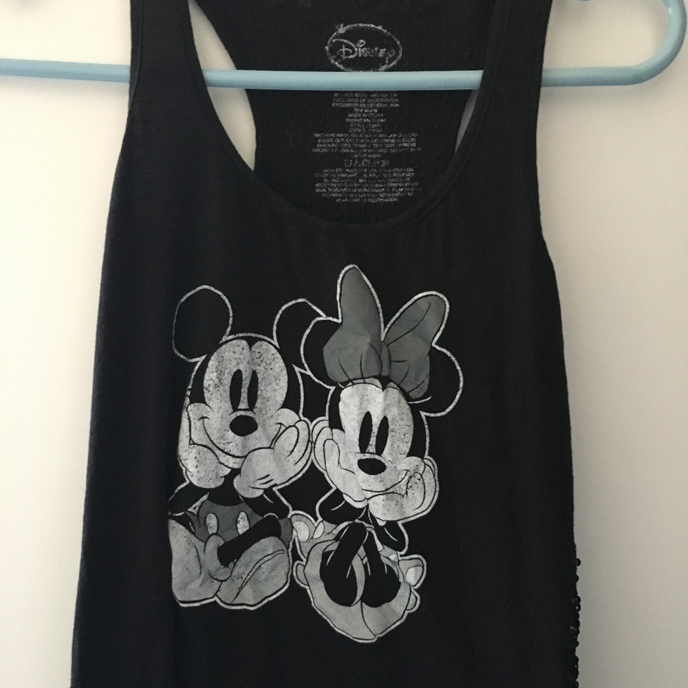 Disney Mickey and Minnie Sequin Tank